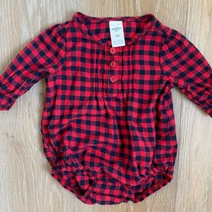 Adorable Gingham Bubble Romper